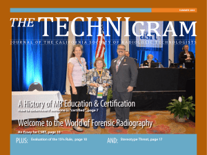 June 2015 - California Society of Radiologic Technologists