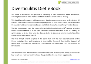 Diverticulitis Diet eBook