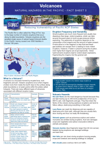 Volcanoes - Pacific Disaster Net