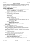 Exam 3 Review Sheet