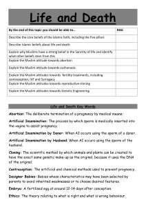 Islam Life and Death Revision Guide 2016 CR