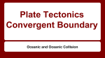Plate Tectonics Convergent Boundary