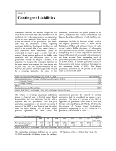 Contingent Liabilities