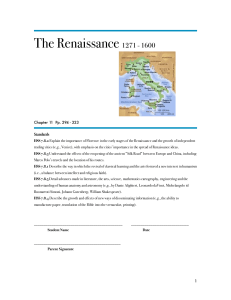 The Renaissance 1271