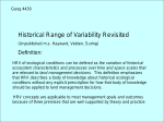 Historical Range of Variability Revisited