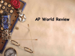 AP World History Review - Mat