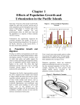 Chapter 1 Effects of Population Growth and Urbanization in the