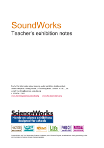 SoundWorks Teachers` Notes