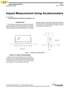 Impact Measurement Using Accelerometers