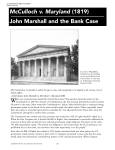 John Marshall and the Bank Case - Constitutional Rights Foundation