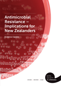 Antimicrobial Resistance - Royal Society of New Zealand