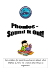 Sound It Out! Phonics Guidance for Parents 110KB