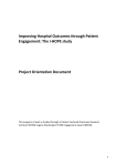 The i-HOPE study Project Orientation Document