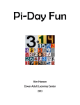 Pi-Day Fun - NH Adult Ed