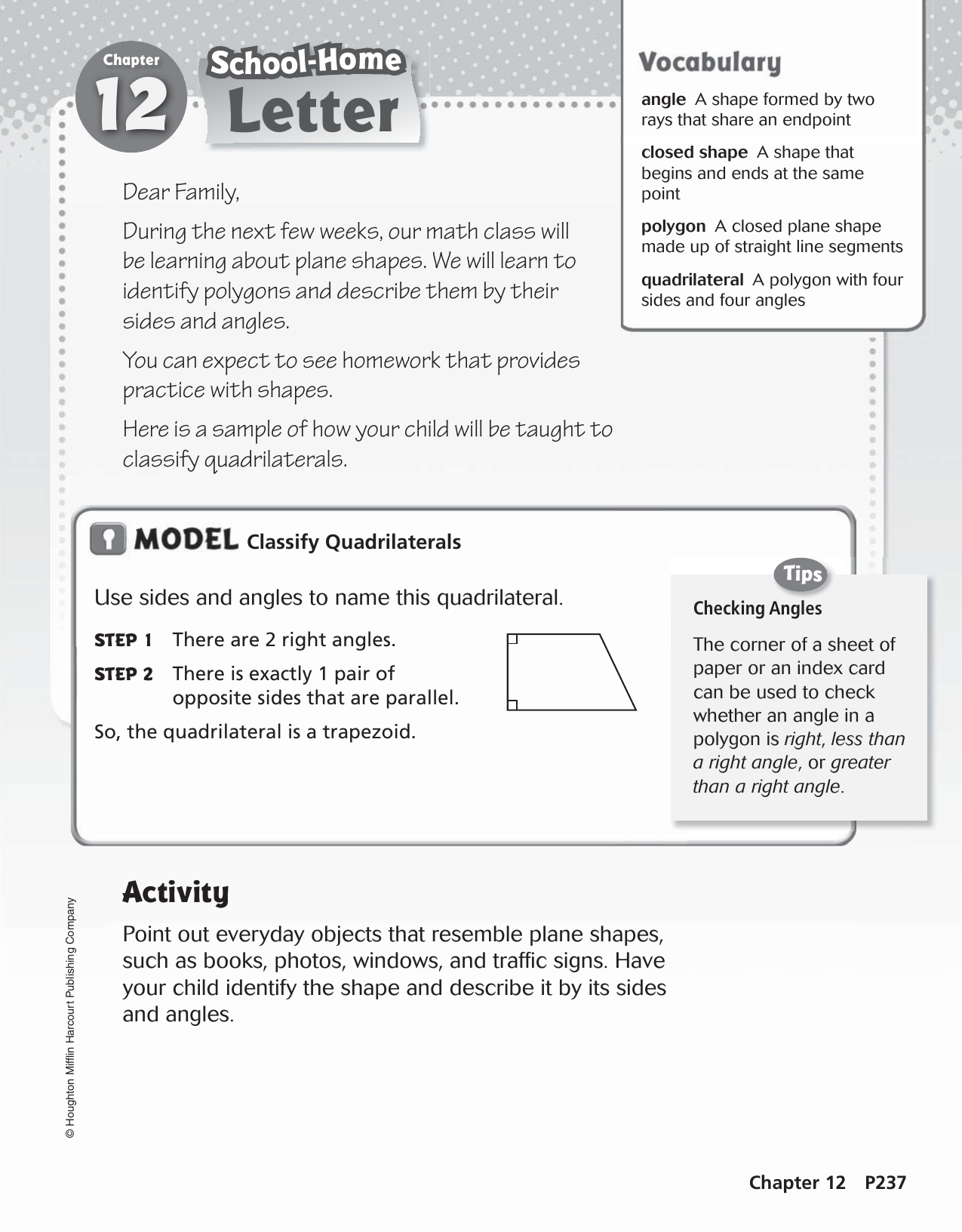 Mr Lin Geometry Quadrilaterals Worksheet Answer Key Quadrilateral Worksheets There Are A Range Of Worksheets To Help Children Learn And Calculate Angles In Triangles And Quadrilaterals Status Baper Terkini