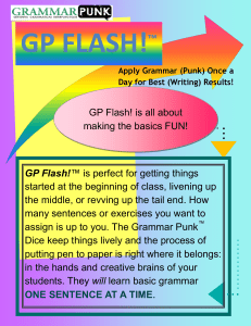GP Flash! - Grammar Punk