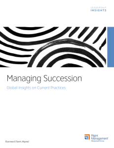 Managing Succession