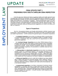 OSHA Inspection Article Supplement