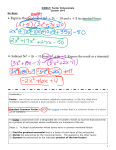 SWBAT: Factor Polynomials Lesson 10