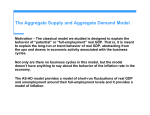The Aggregate Supply and Aggregate Demand Model