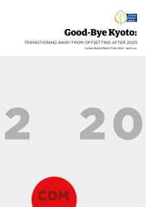 Good-Bye Kyoto - Carbon Market Watch