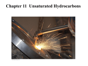 Chapter 11 Unsaturated Hydrocarbons