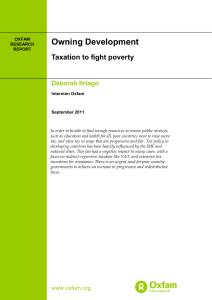 Owning Development: Taxation to fight poverty