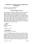 Indictment for Treason for the Christiana Riot Participants