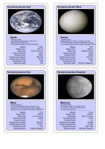 Earth Venus Mars Mercury - Me=darwah