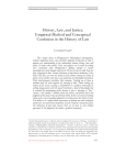 Empirical Method and Conceptual Confusion in the History of Law