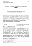 Simulation of Ethanol Production by Fermentation of Molasses