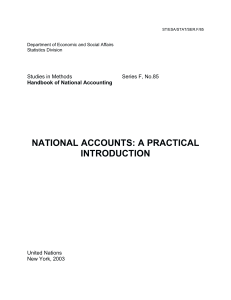 national accounts: a practical introduction - UNSD