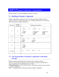 unit (7) organic compounds: hydrocarbons