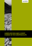 Landslide risk and climate change in the European alps