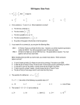 Algebra I Final (PDF Format)