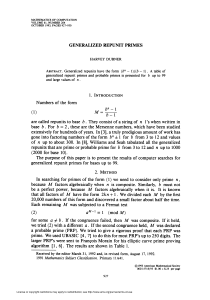 (1) M=TT - American Mathematical Society