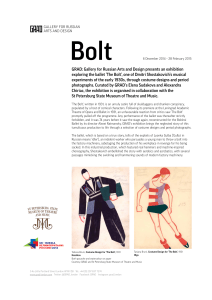The Bolt - Gallery for Russian Arts and Design