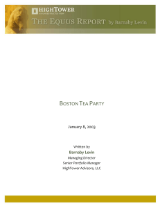 boston tea party - HighTower Advisors