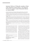 Liposome Delivery of Chlamydia muridarum Major Outer Membrane