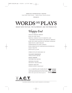 Happy End Words on Plays (2006)