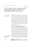 Chronic idiopathic axonal neuropathy and pain, treated with the