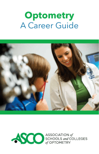 Optometry Career Guide - Association of Schools and Colleges of