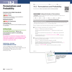 Permutations and Probability