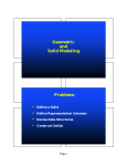 Geometric and Solid Modeling Problems - Visgraf