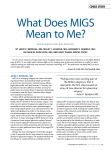 What Does mIgS mean to me?