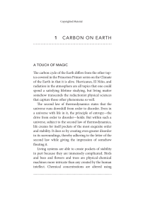 1 CARBON ON EARTH - Princeton University Press