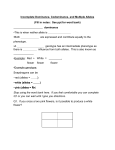 Incomplete Dominance, Codominance, and Multiple Alleles (Fill in