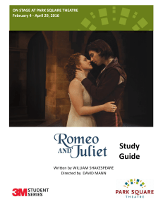 Romeo Juliet Study Guide 2016