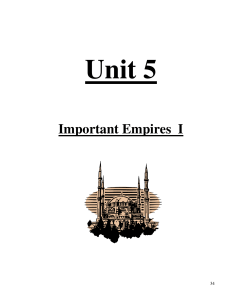 Important Empires I