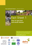 Foot and Mouth Disease - Fact Sheet 1